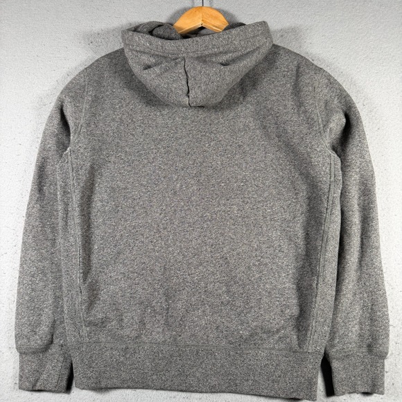 Polo Ralph Lauren Mens Full Zip Hoodie Heather Gray Fleece Pony Logo Medium - Picture 2 of 12